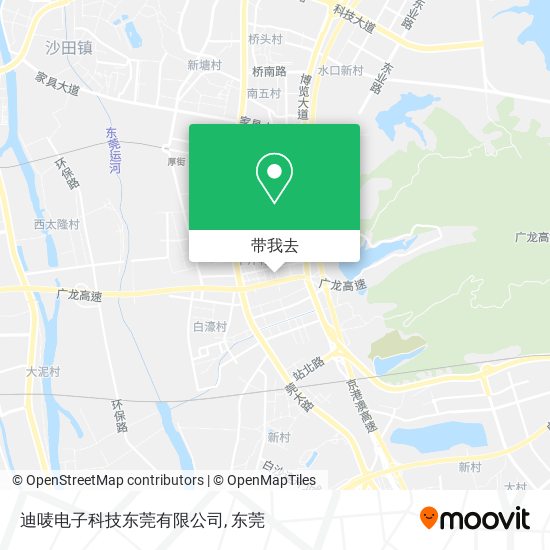 迪唛电子科技东莞有限公司地图