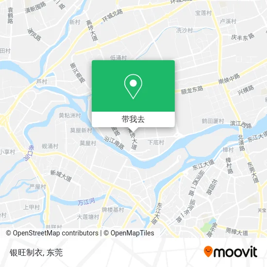 银旺制衣地图
