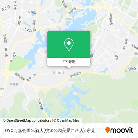 OYO万嘉会国际酒店(桃源公园美景西路店)地图