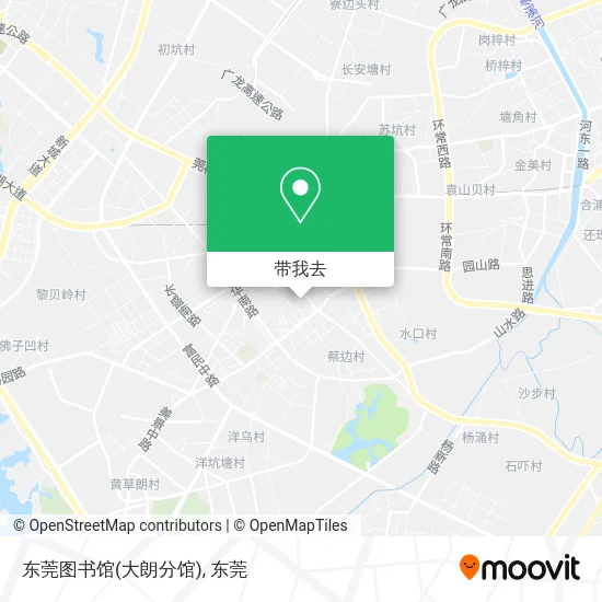 东莞图书馆(大朗分馆)地图