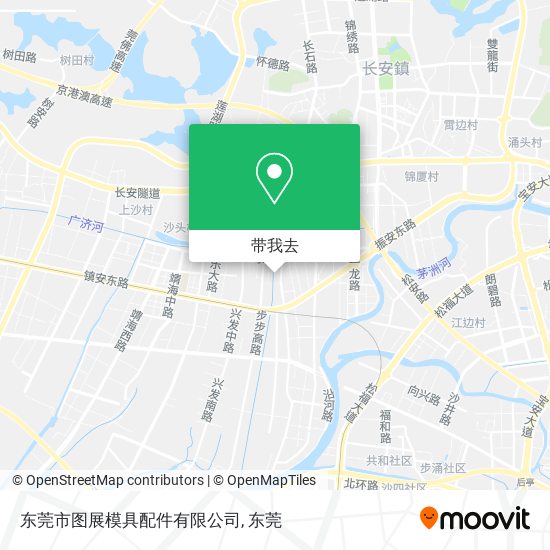 东莞市图展模具配件有限公司地图