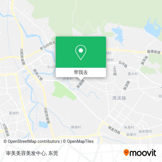 审美美容美发中心地图