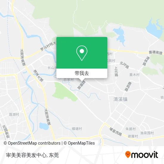 审美美容美发中心地图