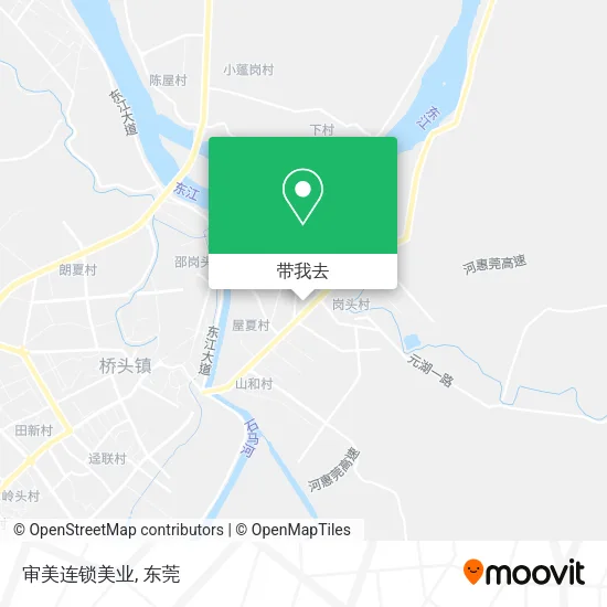 审美连锁美业地图