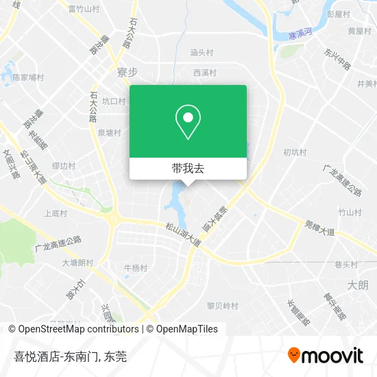 喜悦酒店-东南门地图