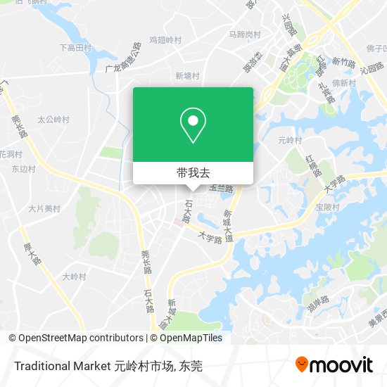 Traditional Market 元岭村市场地图