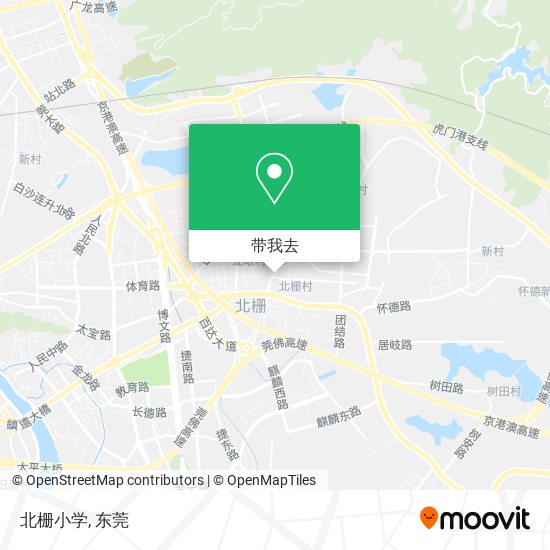 北栅小学地图