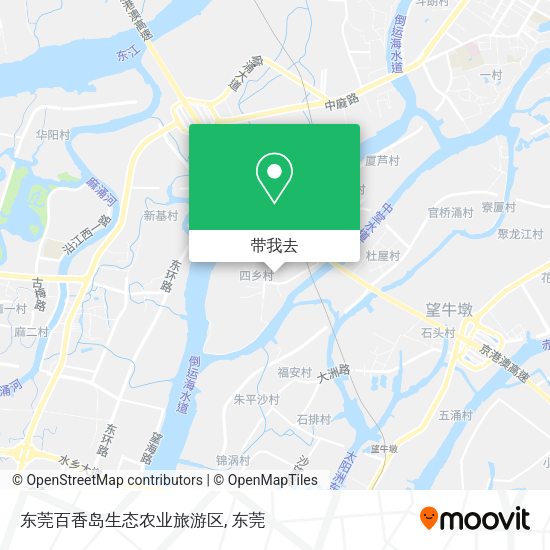 东莞百香岛生态农业旅游区地图