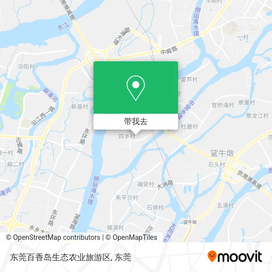 东莞百香岛生态农业旅游区地图