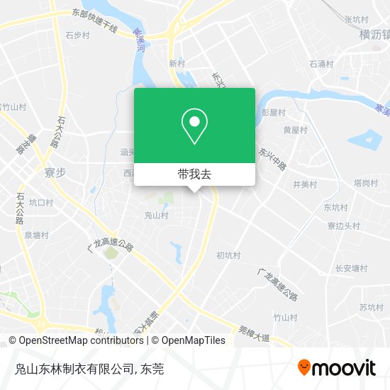 凫山东林制衣有限公司地图