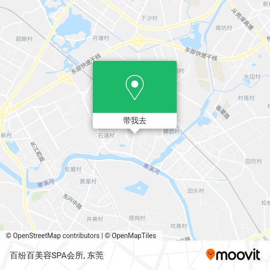 百纷百美容SPA会所地图