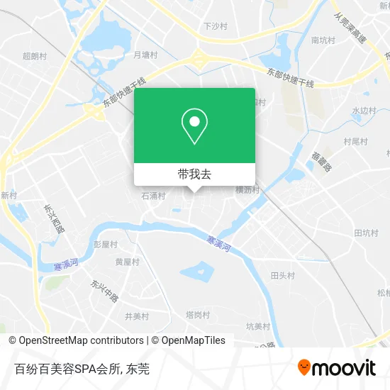 百纷百美容SPA会所地图