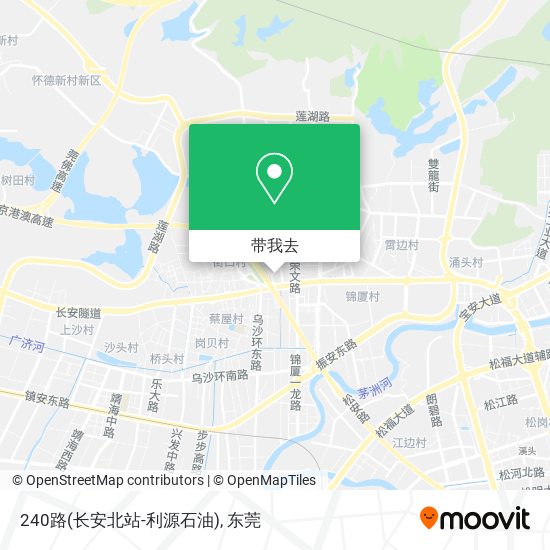 240路(长安北站-利源石油)地图