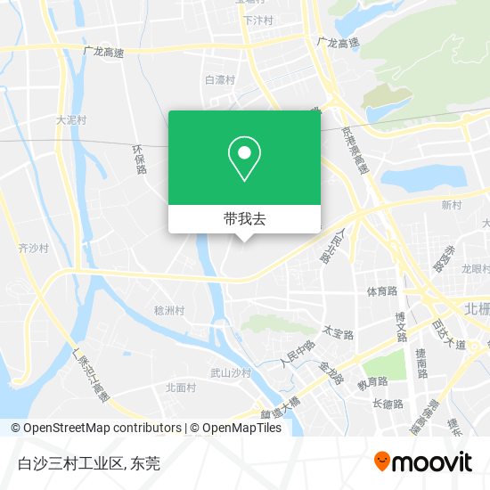 白沙三村工业区地图