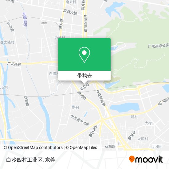 白沙四村工业区地图