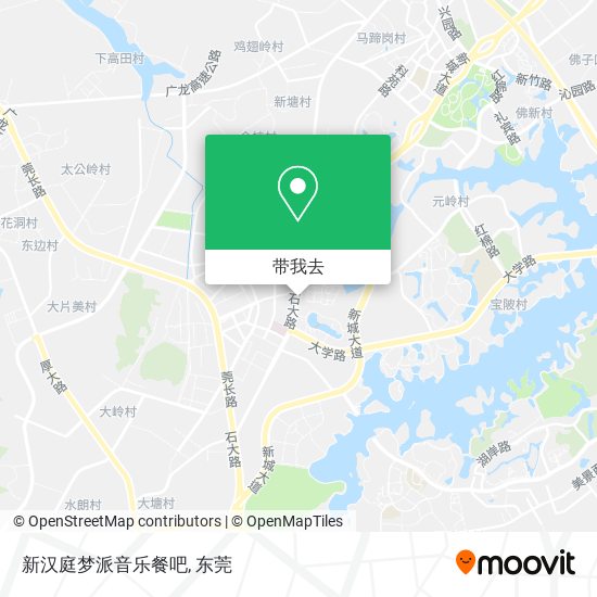 新汉庭梦派音乐餐吧地图