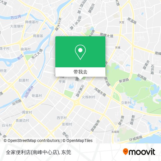 全家便利店(南峰中心店)地图