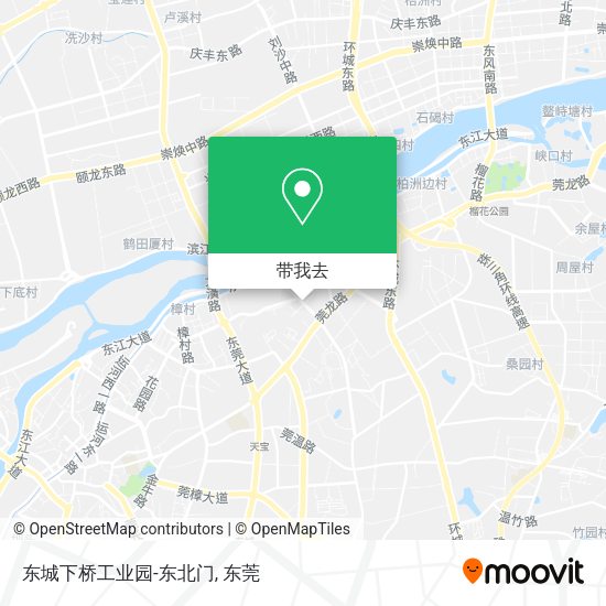 东城下桥工业园-东北门地图