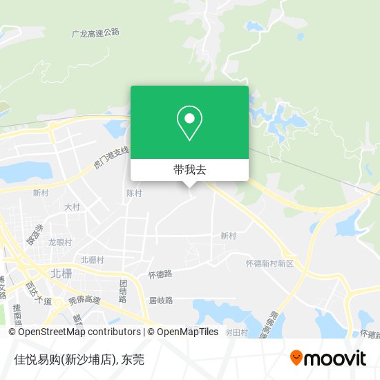 佳悦易购(新沙埔店)地图