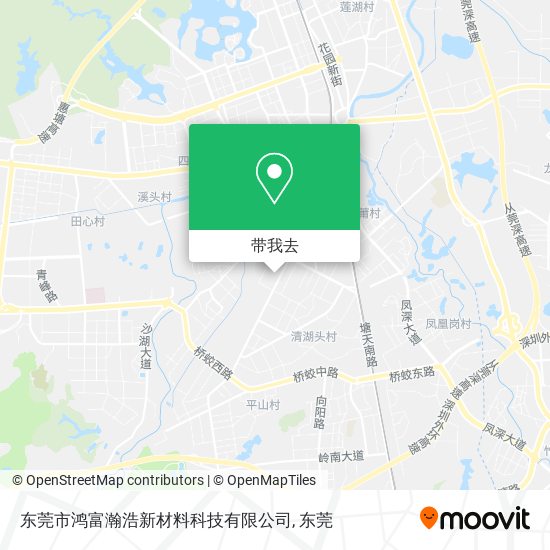 东莞市鸿富瀚浩新材料科技有限公司地图