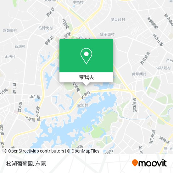 松湖葡萄园地图