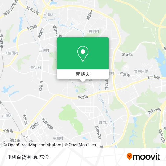 坤利百货商场地图