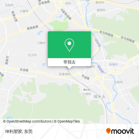 坤利塑胶地图