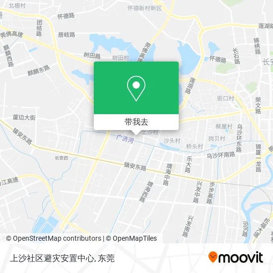 上沙社区避灾安置中心地图