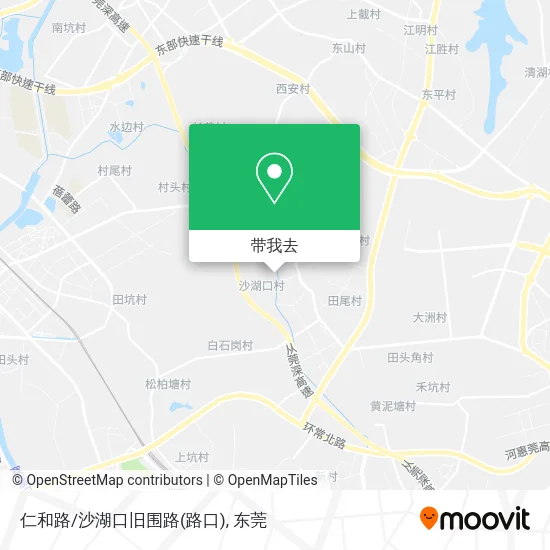 仁和路/沙湖口旧围路(路口)地图