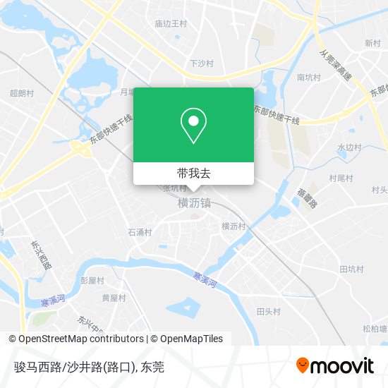 骏马西路/沙井路(路口)地图