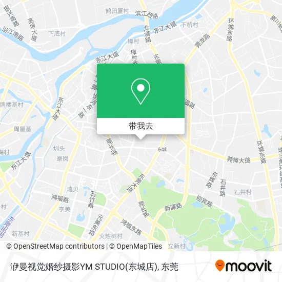 洢曼视觉婚纱摄影YM STUDIO(东城店)地图
