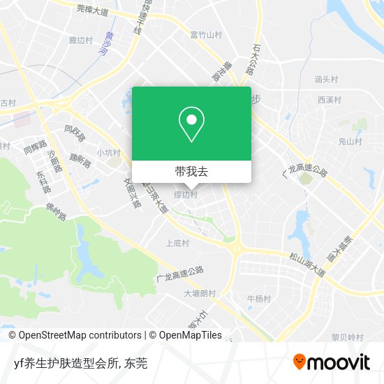 yf养生护肤造型会所地图