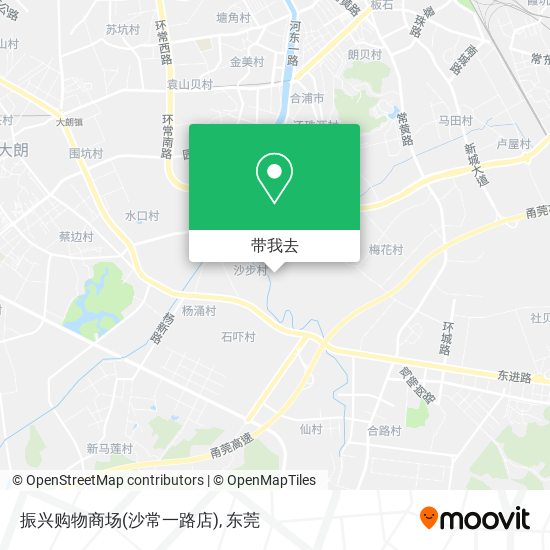 振兴购物商场(沙常一路店)地图