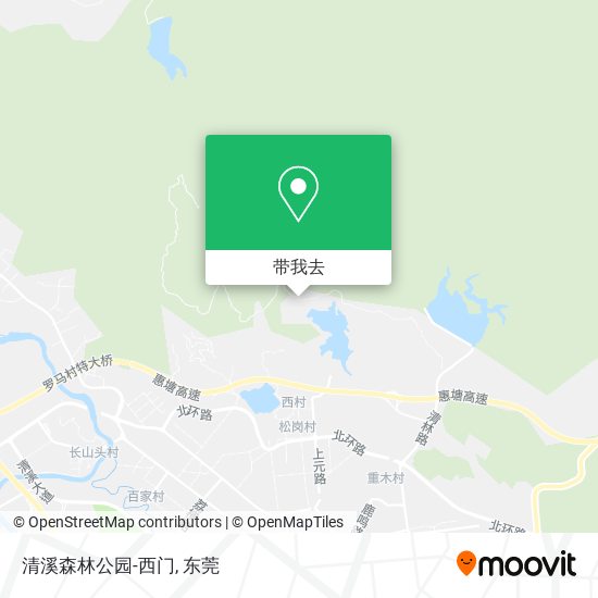 清溪森林公园-西门地图