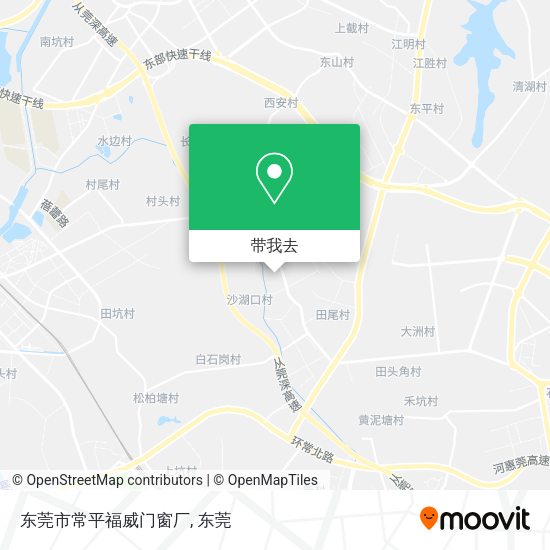 东莞市常平福威门窗厂地图