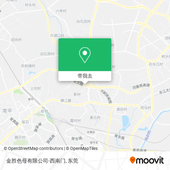 金胜色母有限公司-西南门地图