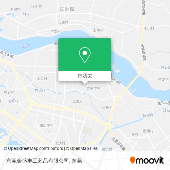 东莞金盛丰工艺品有限公司地图