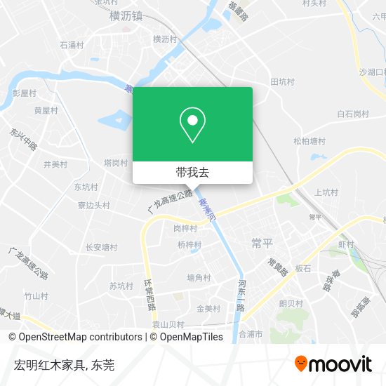宏明红木家具地图