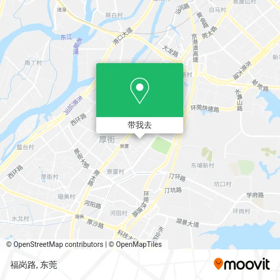 福岗路地图