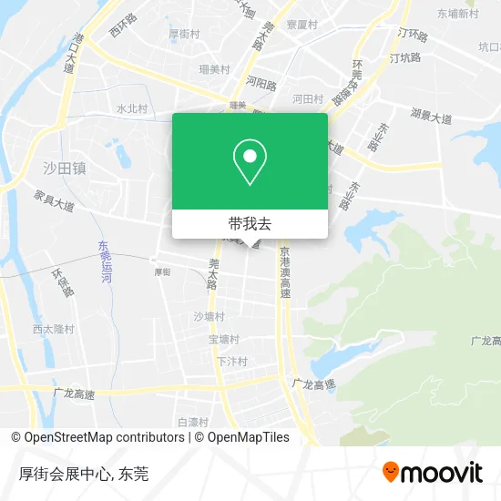 厚街会展中心地图