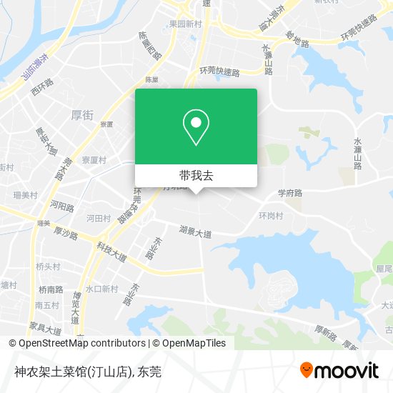 神农架土菜馆(汀山店)地图