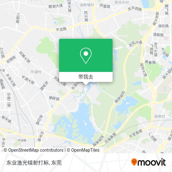东业激光镭射打标地图