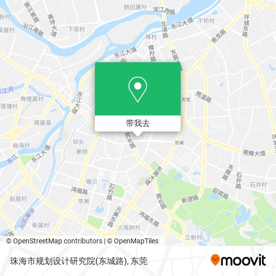 珠海市规划设计研究院(东城路)地图