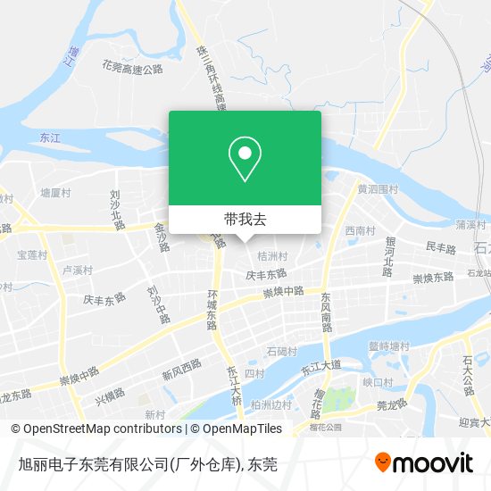旭丽电子东莞有限公司(厂外仓库)地图