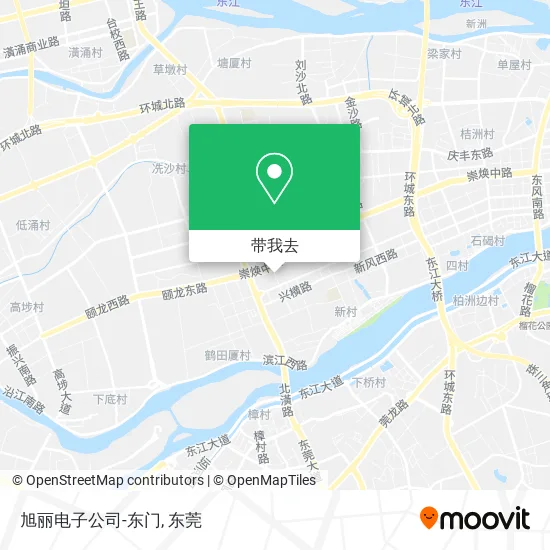 旭丽电子公司-东门地图