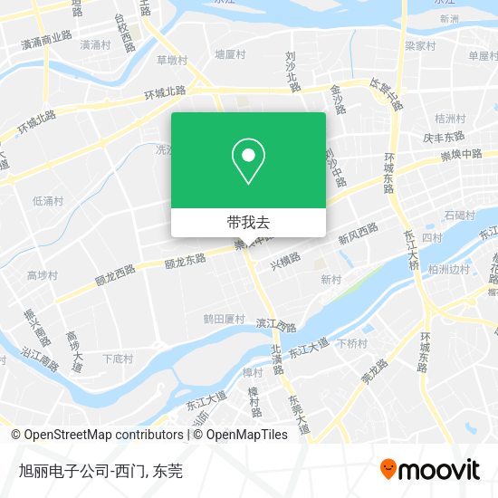 旭丽电子公司-西门地图