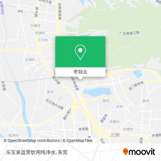 乐宝泉益景饮用纯净水地图