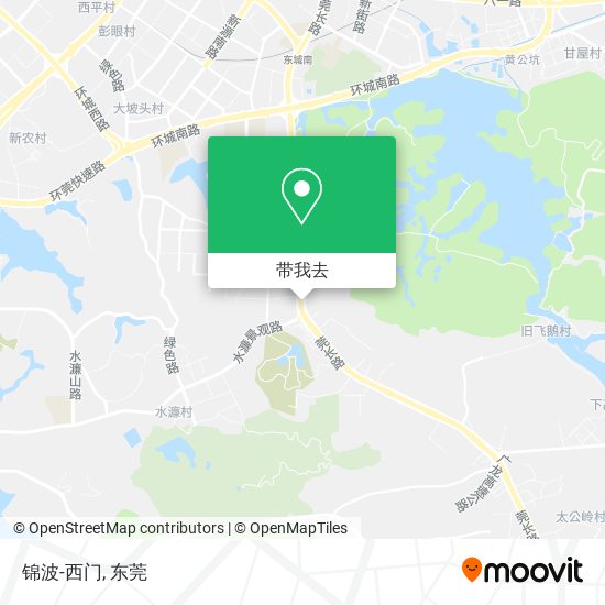 锦波-西门地图
