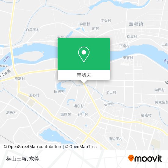 横山三桥地图