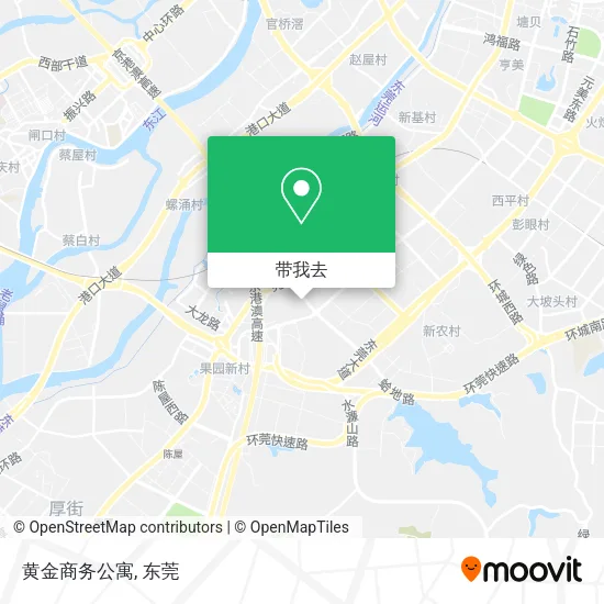 黄金商务公寓地图